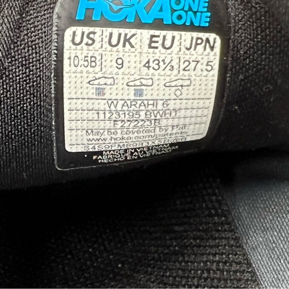 Hoka One One W Arahi 6 Women’s Size 10.5B ‘White Black’ - Picture 11 of 11